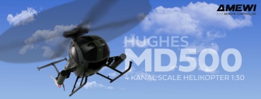 Hughes MD500 Helikopter Militär 4-Kanal 6G RTF Camouflage